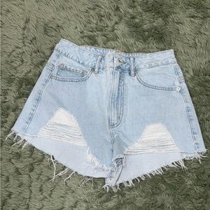 Garage denim festival shorts